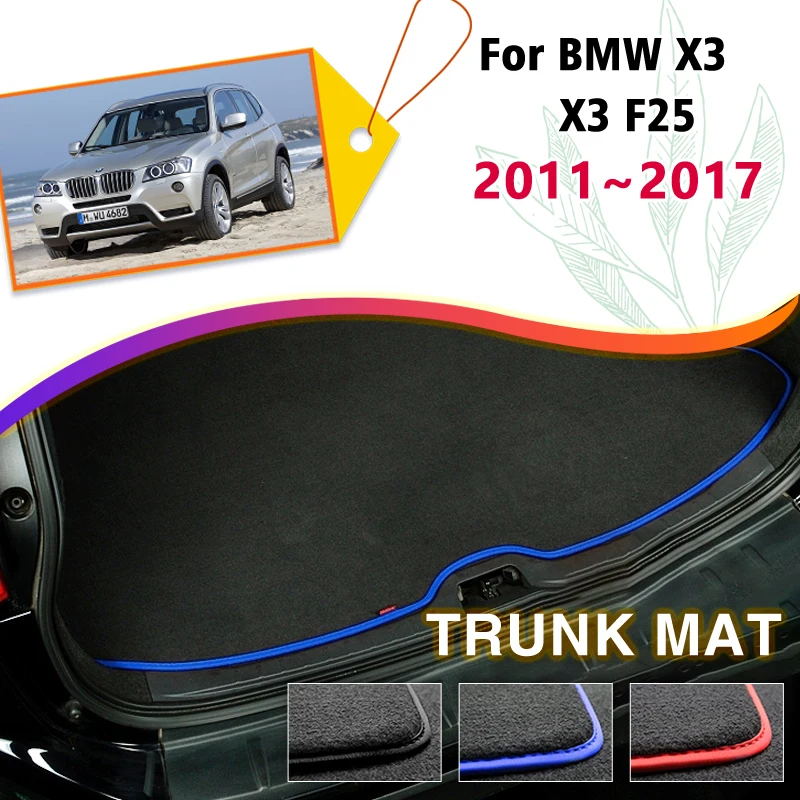 Rear Trunk Mats For BMW X3 F25 2011~2017 2012 2013 2014 Boot Cargo Liner Tray Trunk Luggage Floor Pads Auto Accessories Stickers
Rear Trunk Mats For BMW X3 F25 2011~2017 2012 2013 2014 Boot Cargo Liner Tray Trunk Luggage Floor Pads Auto Accessories Stickers