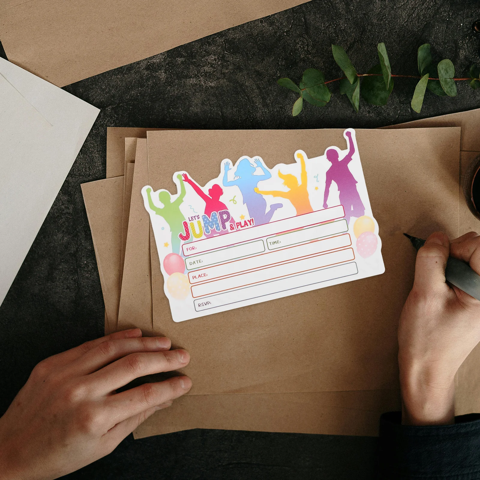 12Sets Party Invitation Cards Birthday Jump Theme Invitations for Boys and Girls Fun Unique Kids Celebration Invites
12Sets Party Invitation Cards Birthday Jump Theme Invitations for Boys and Girls Fun Unique Kids Celebration Invites