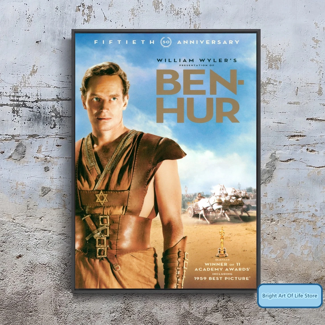 Ben-Hur (1959) Movie Poster Cover Photo Canvas Print Wall Art Home Decor (Unframed)
Ben-Hur (1959) Movie Poster Cover Photo Canvas Print Wall Art Home Decor (Unframed)
