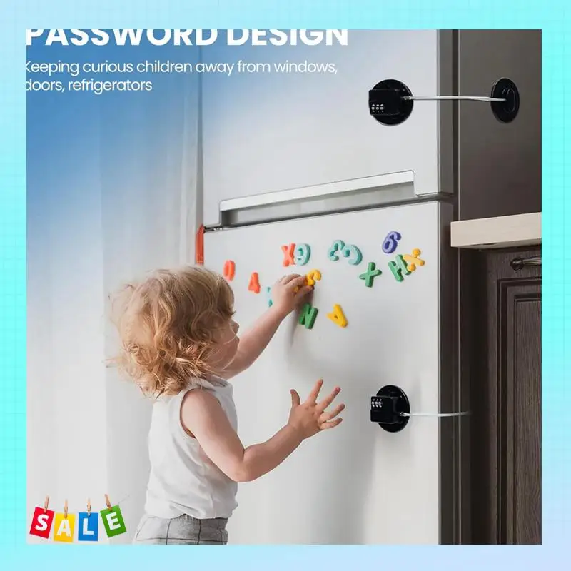A56X 6 Pcs Cabinet Locks With Combination Fridge Lock Combo Child Safety Combination Lock With 6 Screwdrivers (Black) Easy To Us
A56X 6 Pcs Cabinet Locks With Combination Fridge Lock Combo Child Safety Combination Lock With 6 Screwdrivers (Black) Easy To Us