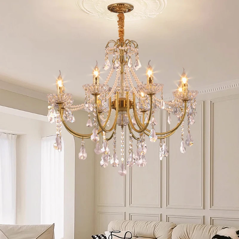 Personalized Crystal Chandelier Lighting Creative Minimalist Living Room Restaurant Light Luxury Villa Hall Bedroom Pendant Lamp
Personalized Crystal Chandelier Lighting Creative Minimalist Living Room Restaurant Light Luxury Villa Hall Bedroom Pendant Lamp