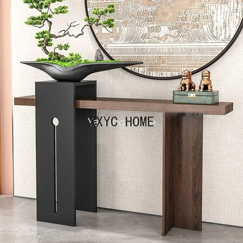 New Chinese Art Console Tables Style Wood Entrance Console Creative Living RoomHome Simple Porch Cabinet Shelf Furniture
New Chinese Art Console Tables Style Wood Entrance Console Creative Living RoomHome Simple Porch Cabinet Shelf Furniture
