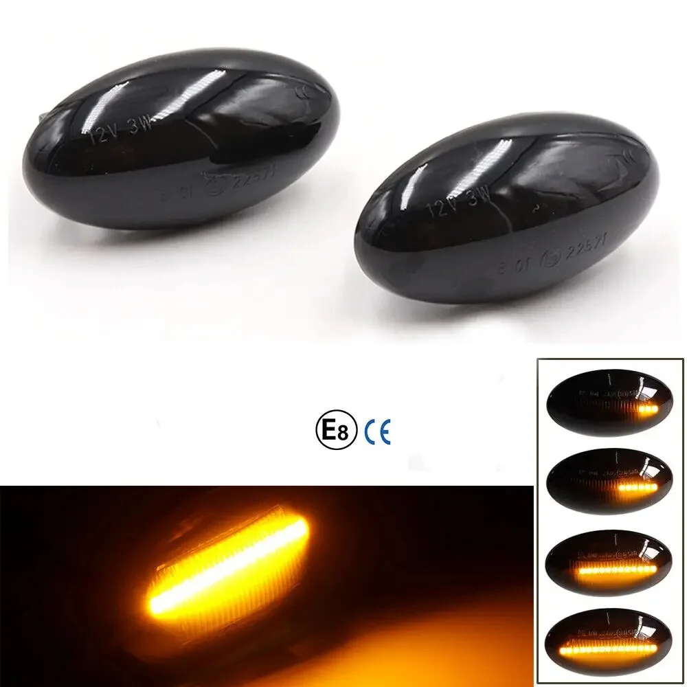2PCS For Peugeot 107 206 Citroen Berlingo C1 C2 C3 Turn Signal LED Side Marker Light Repeater Lamp Flowing Indicator
2PCS For Peugeot 107 206 Citroen Berlingo C1 C2 C3 Turn Signal LED Side Marker Light Repeater Lamp Flowing Indicator