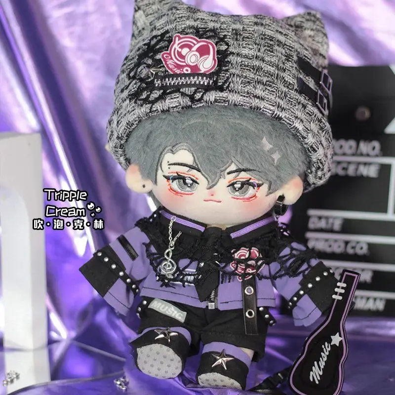 No attributes Kpop Star Idol Purple Punk Rock Cool Guy Yinni for 20cm Plush Doll Stuffed Only Clothes Plushie Clothing KL
No attributes Kpop Star Idol Purple Punk Rock Cool Guy Yinni for 20cm Plush Doll Stuffed Only Clothes Plushie Clothing KL