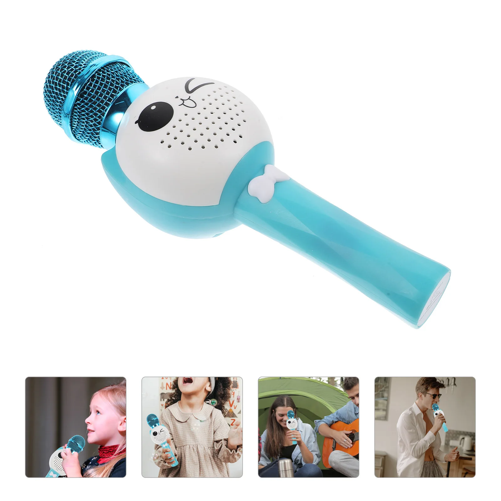 1Set Kid Electronic Microphone Wireless Creative Cartoon Bright Color Sing Karaoke Plaything Early Educational Music Partner
1Set Kid Electronic Microphone Wireless Creative Cartoon Bright Color Sing Karaoke Plaything Early Educational Music Partner