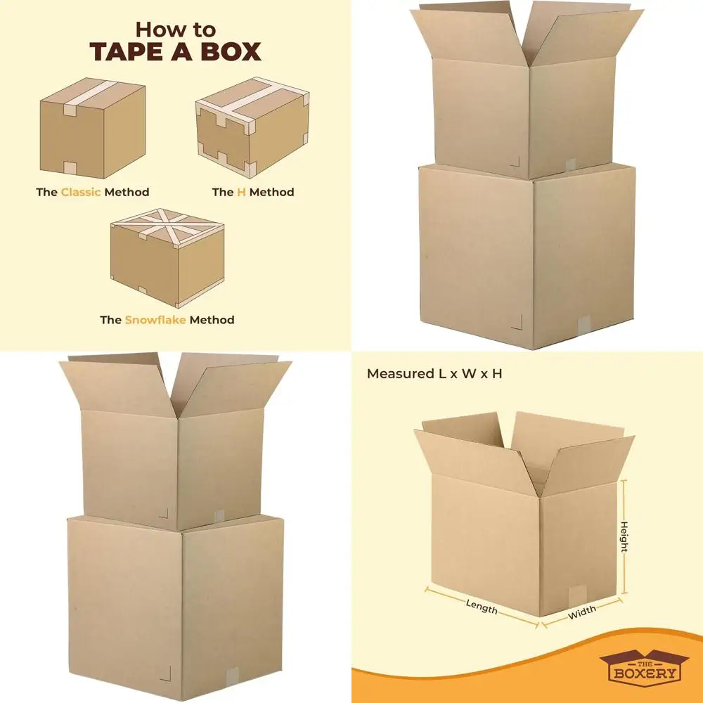 13 x 13 x 13 Brown Corrugated Cardboard Boxes, 25-Pack - Durable, Eco-Friendly, Recyclable, Made in USA
13 x 13 x 13 Brown Corrugated Cardboard Boxes, 25-Pack - Durable, Eco-Friendly, Recyclable, Made in USA