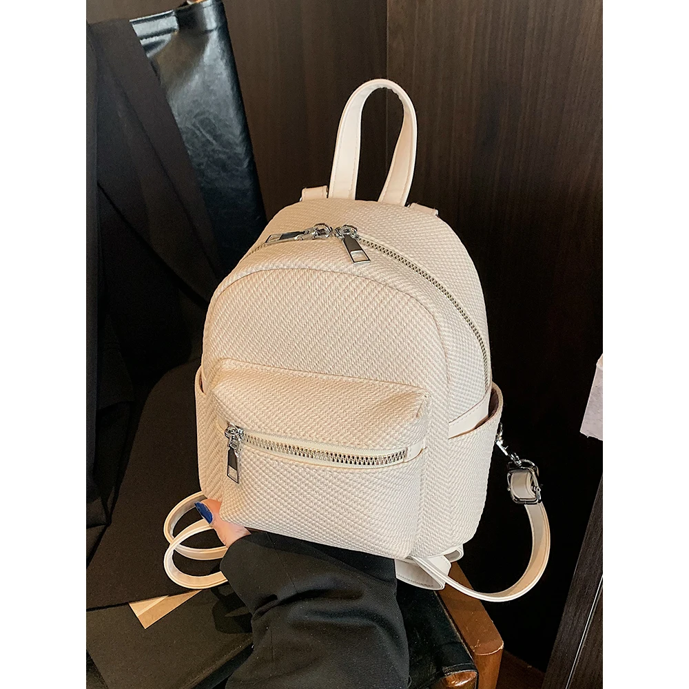 Women Solid Small Backpack Simple Versatile Casual Commuting Shoulder Bags Large Capacity Portable Female Lightweight Pack
Women Solid Small Backpack Simple Versatile Casual Commuting Shoulder Bags Large Capacity Portable Female Lightweight Pack