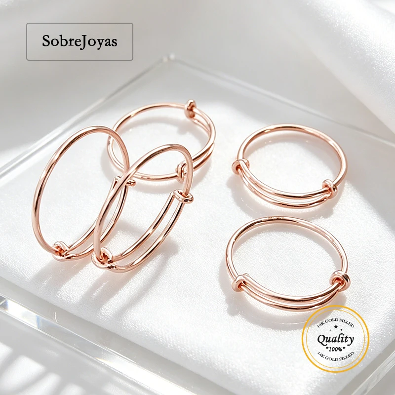 14K Rose Gold Filled Ring Jewelry, Stacking Ring, Adjustable Ring, Rose Gold Filled Ring, Round Plain Rings, Women Rings
14K Rose Gold Filled Ring Jewelry, Stacking Ring, Adjustable Ring, Rose Gold Filled Ring, Round Plain Rings, Women Rings