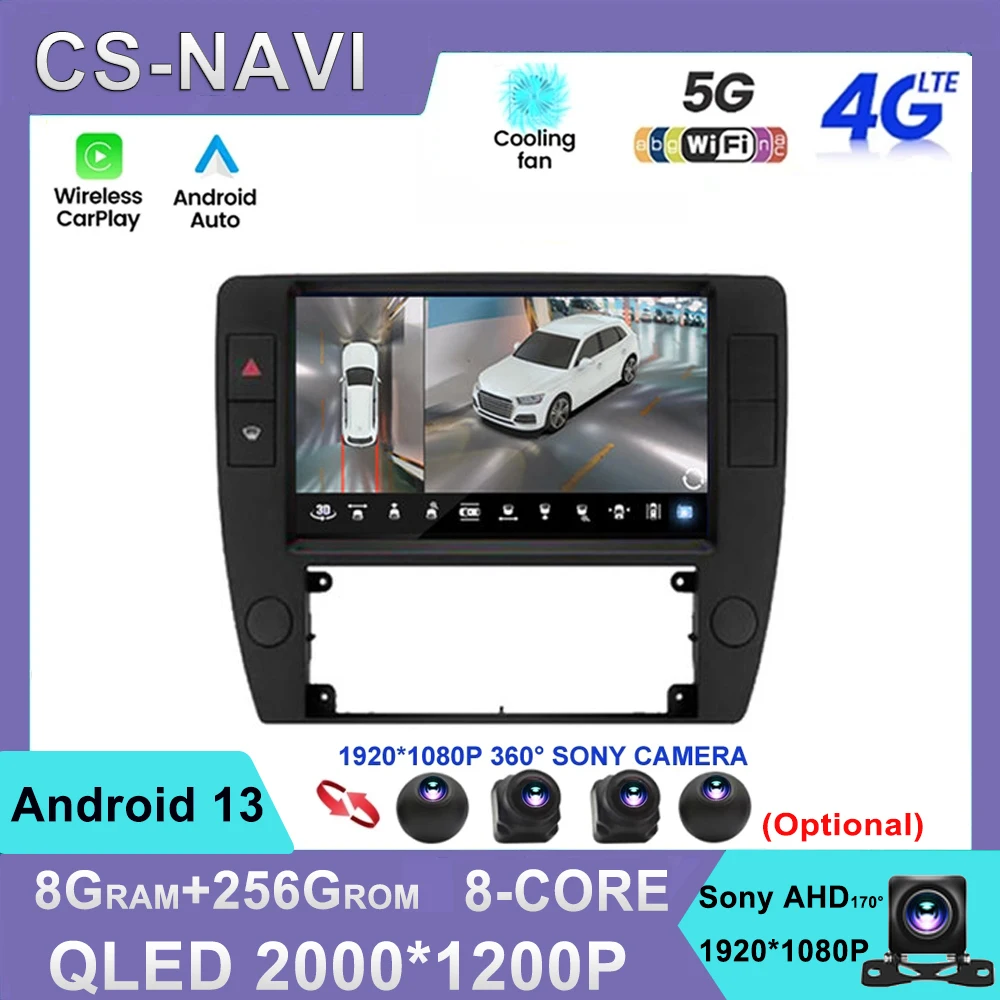 Android 13 Autoradio Carplay Car Radio For Passat B5 2000 2001 2002 2003-2005 Auto 4G Multimedia GPS 2 Din Player DSP Navigation
Android 13 Autoradio Carplay Car Radio For Passat B5 2000 2001 2002 2003-2005 Auto 4G Multimedia GPS 2 Din Player DSP Navigation