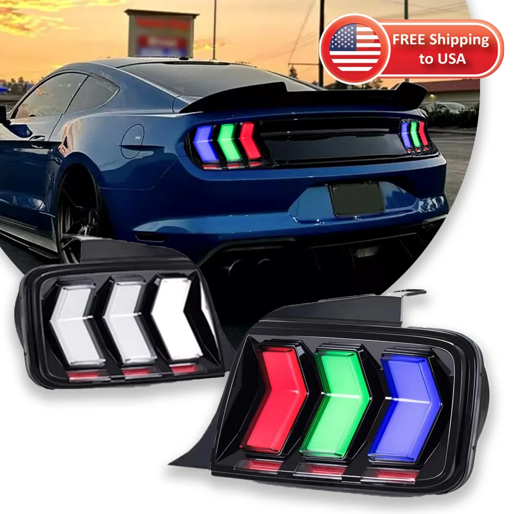 Автомобильные фары для Ford Mustang, задний фонарь RGB 2004-2009, светодиодный задний фонарь для проектора, дневные ходовые огни, автомобильные аксессуары
Автомобильные фары для Ford Mustang, задний фонарь RGB 2004-2009, светодиодный задний фонарь для проектора, дневные ходовые огни, автомобильные аксессуары
