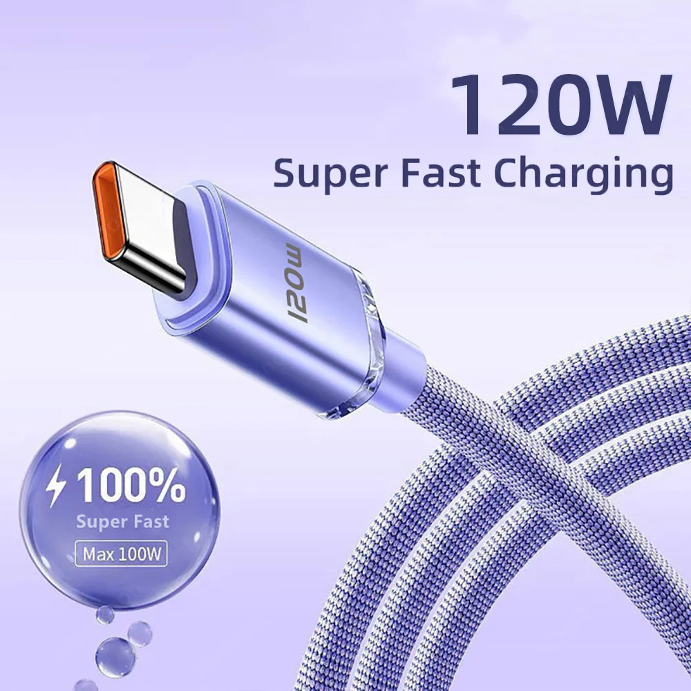 6A 120W USB C Cable Super Fast Charging Phone Charger Data Cord For Samsung S23 Xiaomi 13 Huawei Honor Type C Quick Charge Wire
6A 120W USB C Cable Super Fast Charging Phone Charger Data Cord For Samsung S23 Xiaomi 13 Huawei Honor Type C Quick Charge Wire