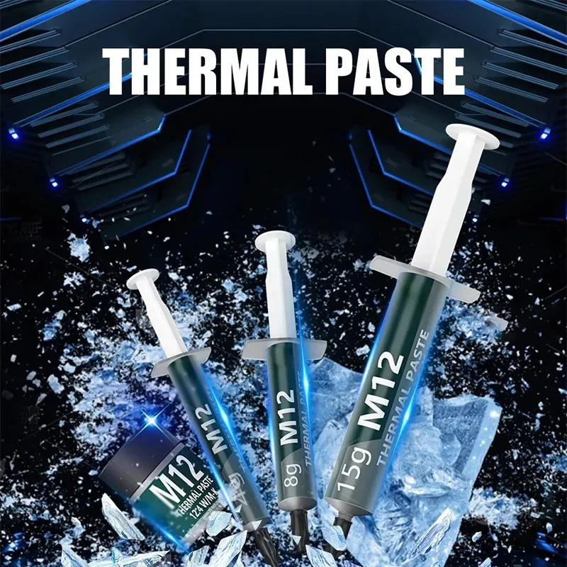 High Performance Thermal Grease Paste 12.4W/mK for CPU GPU Cooling - 1g/4g/8g/15g/30g Options - Suitable for PS5 And Gaming PCs
High Performance Thermal Grease Paste 12.4W/mK for CPU GPU Cooling - 1g/4g/8g/15g/30g Options - Suitable for PS5 And Gaming PCs