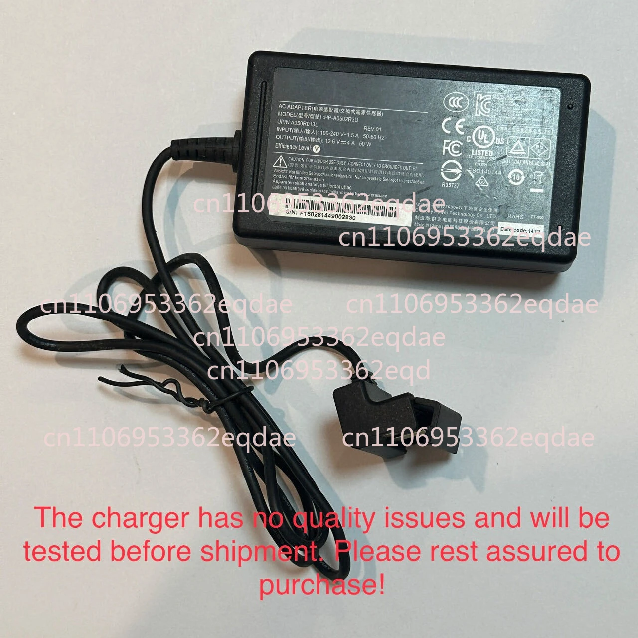 FOR DJI Phantom 2 Battery charger hp-a0502r3d AC Adapter VISION+ Power Supply
FOR DJI Phantom 2 Battery charger hp-a0502r3d AC Adapter VISION+ Power Supply