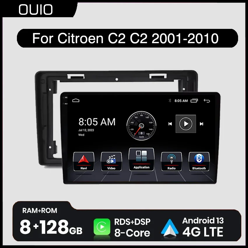 Android 13 radio navigation For Citroen C2 C3 2001 2002 2003 - 2010 Car stereo Multimedia Video Player carplay Auto GPS Navi
Android 13 radio navigation For Citroen C2 C3 2001 2002 2003 - 2010 Car stereo Multimedia Video Player carplay Auto GPS Navi