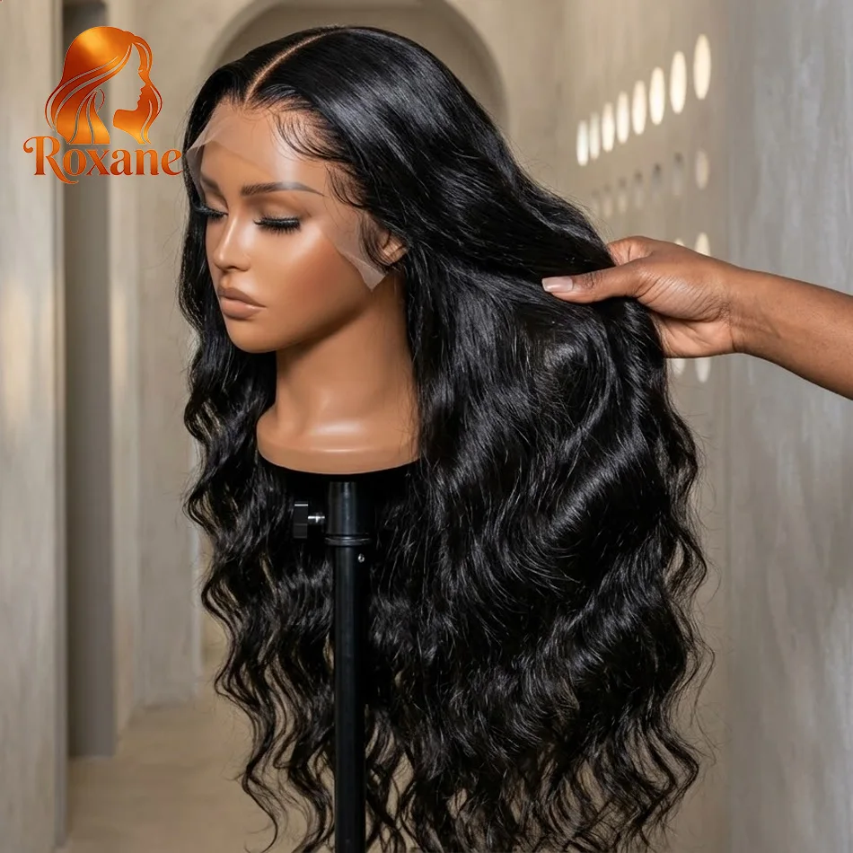 Roxane 13x4 Body Wave HD Frontal Brazilian Wigs Human Hair 13x6 200Density Transparent Lace Front Wig For Black Women 30 40 Inch
Roxane 13x4 Body Wave HD Frontal Brazilian Wigs Human Hair 13x6 200Density Transparent Lace Front Wig For Black Women 30 40 Inch