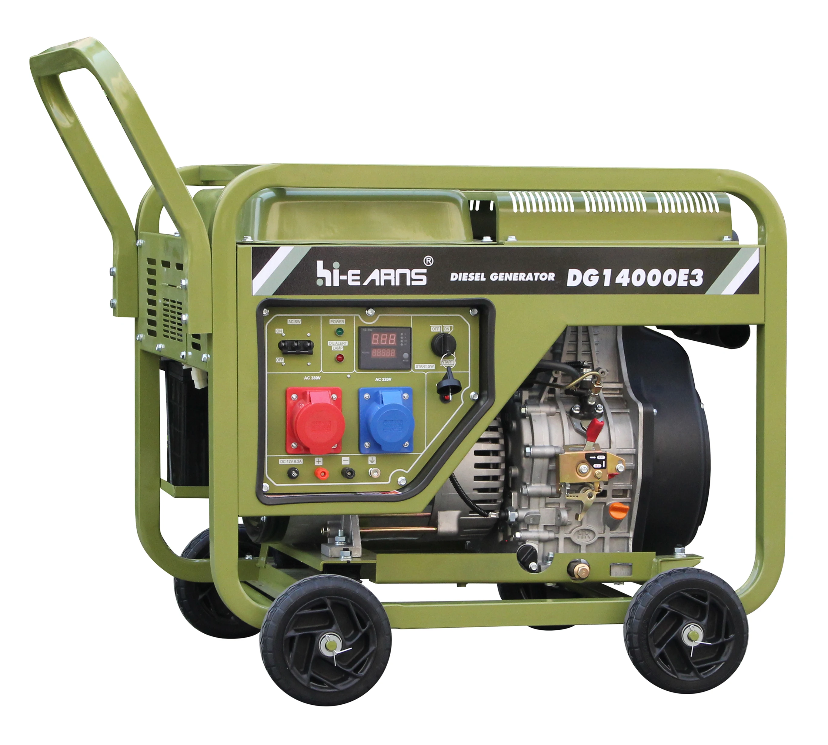 DG15000E3 10KW 12.5KVA 380V 400V Three Phase Air Cooled 1105FD Diesel Generator Open Type
DG15000E3 10KW 12.5KVA 380V 400V Three Phase Air Cooled 1105FD Diesel Generator Open Type