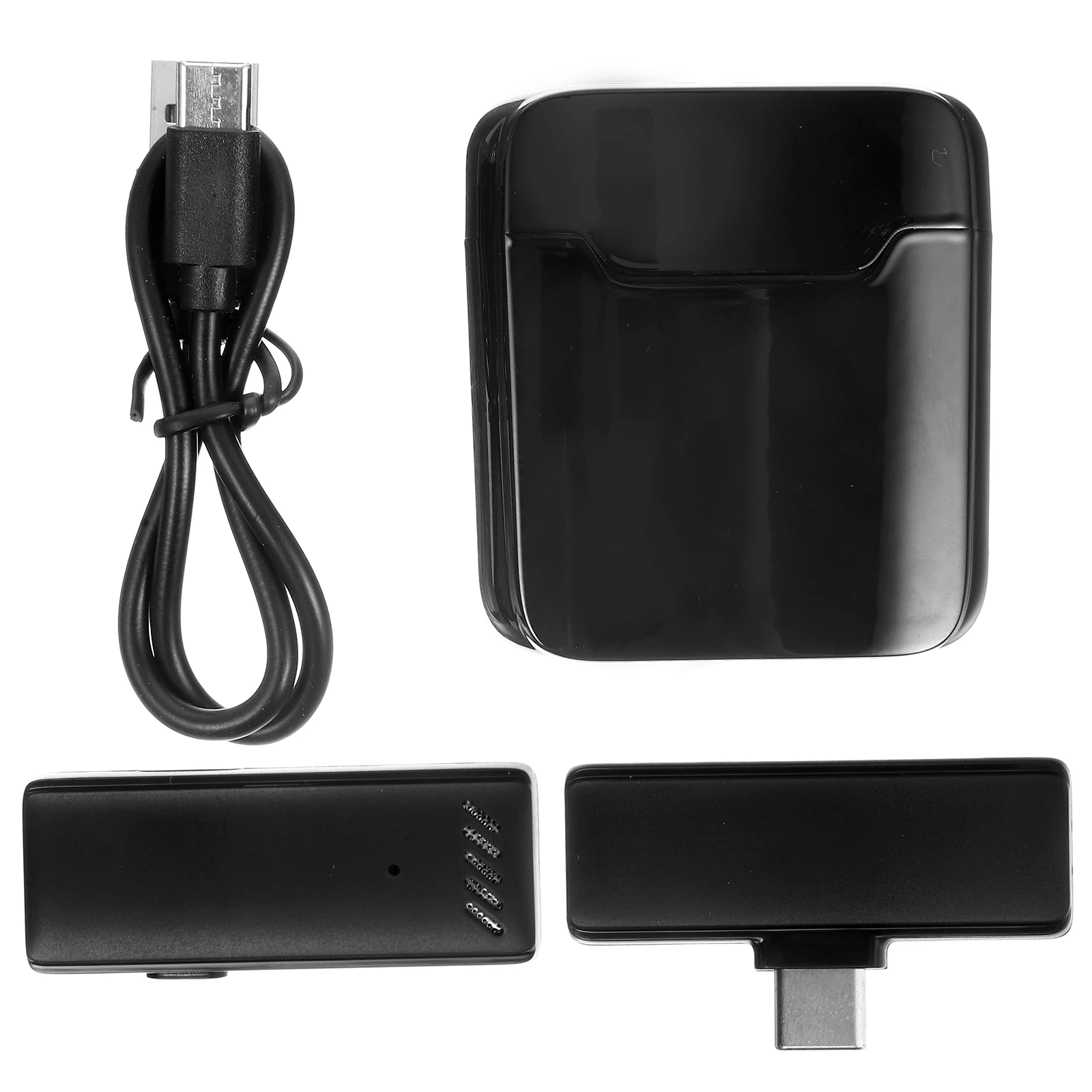 Portable Wireless Microphone Black Abs Lavalier Mic Charging Broadcast Mini Mic USB Powered
Portable Wireless Microphone Black Abs Lavalier Mic Charging Broadcast Mini Mic USB Powered