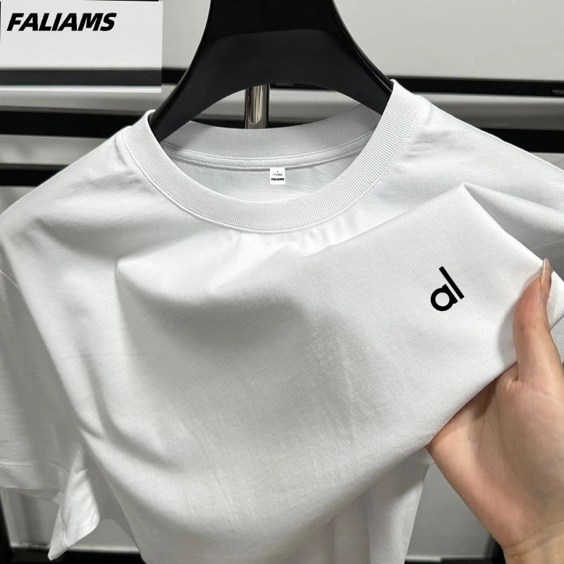2025 men's 100% pure cotton T-shirt short sleeved summer new fashion letter round neck printed Korean casual breathable menswear
2025 men's 100% pure cotton T-shirt short sleeved summer new fashion letter round neck printed Korean casual breathable menswear