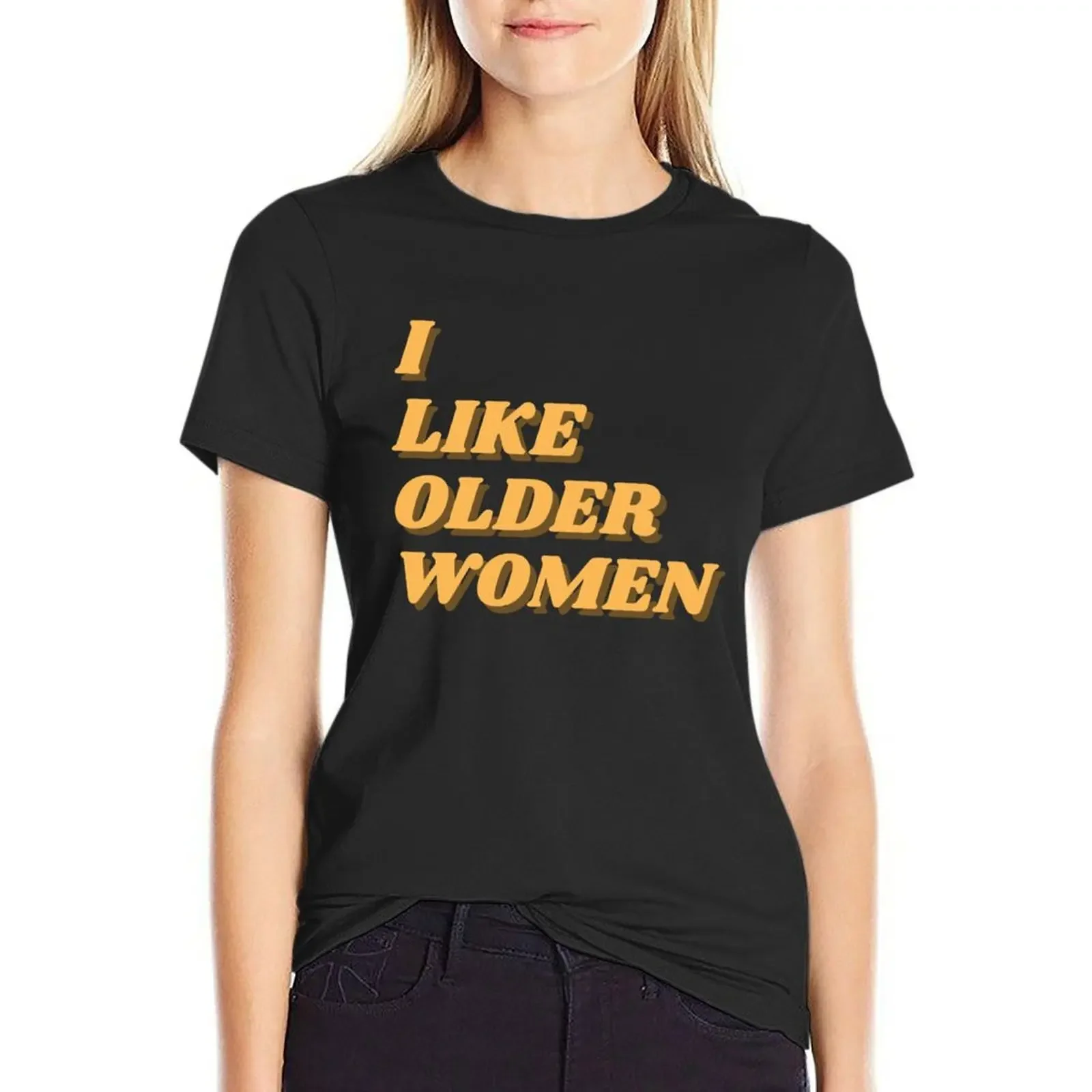 I like older women T-Shirt anime clothes vintage clothes graphics tight shirts for Women
I like older women T-Shirt anime clothes vintage clothes graphics tight shirts for Women