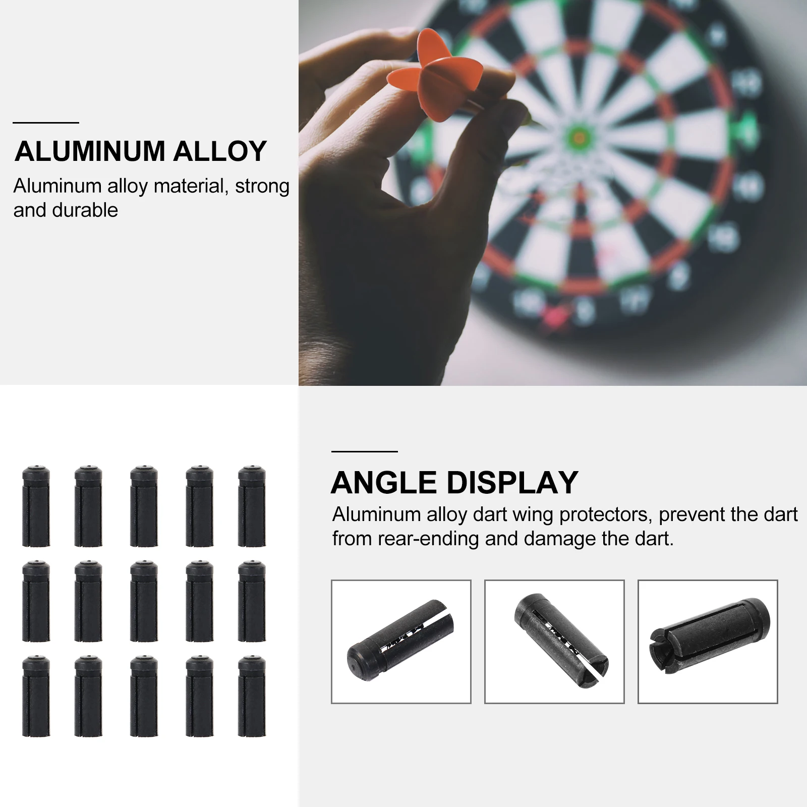 15 Pcs Alloy Dart Wing Protector Flight Protectors Aluminum Dartboard Accessories
15 Pcs Alloy Dart Wing Protector Flight Protectors Aluminum Dartboard Accessories