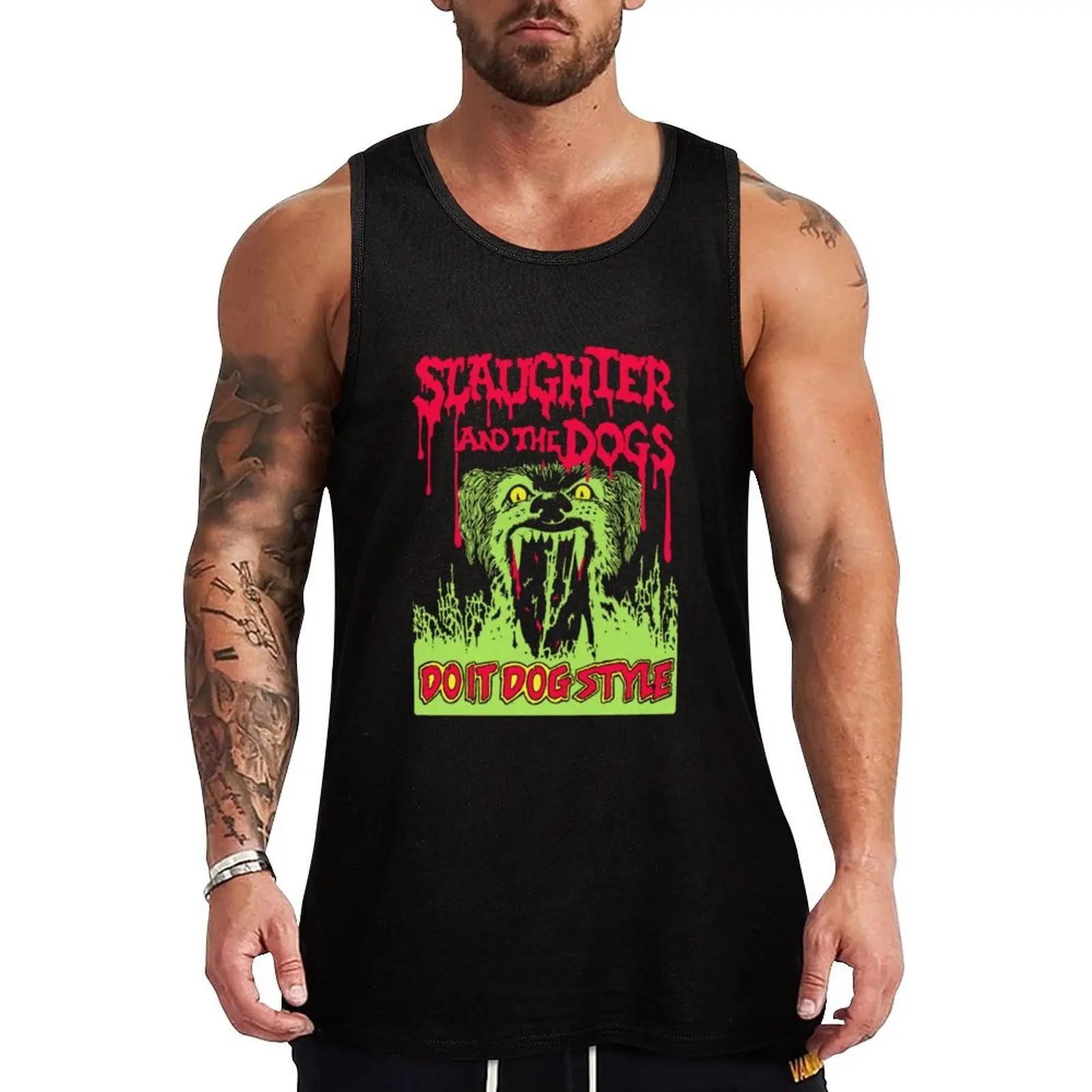 Slaughter And The Dogs - Do It Dog Style Tank Top Athletic Muscle Tank Top Workout Sleeveless Training
Slaughter And The Dogs - Do It Dog Style Tank Top Athletic Muscle Tank Top Workout Sleeveless Training