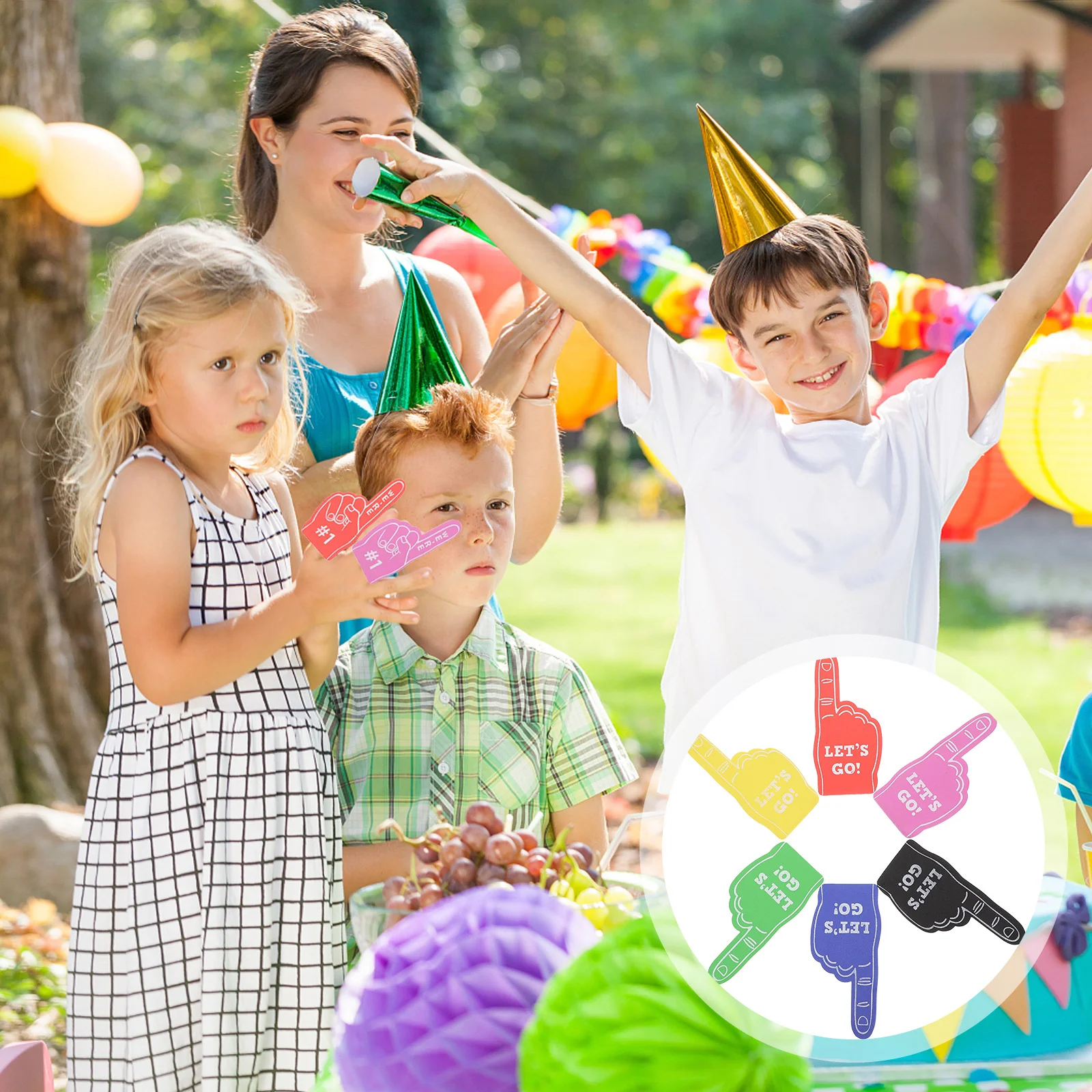 6Pcs Portable Foam Finger Props for Cheering Teams Fan Events Show Support Creative Party Favors Foam Hand
6Pcs Portable Foam Finger Props for Cheering Teams Fan Events Show Support Creative Party Favors Foam Hand