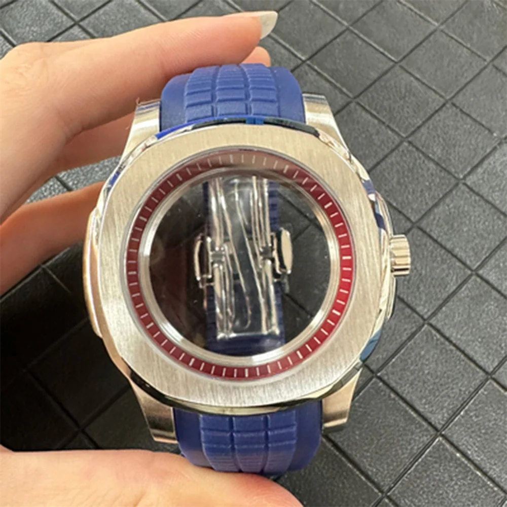 Soft Silicone Strap Stainless Steel Watch Case Kit Sapphire Glass Case 40mm Watch DIY Parts for NH35/NH36/4R/7S Movement NEW DIY
Soft Silicone Strap Stainless Steel Watch Case Kit Sapphire Glass Case 40mm Watch DIY Parts for NH35/NH36/4R/7S Movement NEW DIY