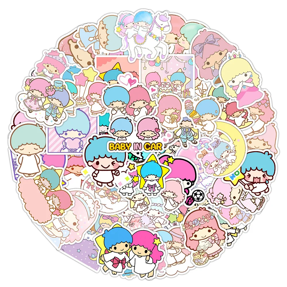 10/30/50pcs Cute Little Twin Stars Stickers Kawaii Cartoon Anime Sticker DIY Phone Scrapbook Skateboard Sanrio Graffiti Decals
10/30/50pcs Cute Little Twin Stars Stickers Kawaii Cartoon Anime Sticker DIY Phone Scrapbook Skateboard Sanrio Graffiti Decals