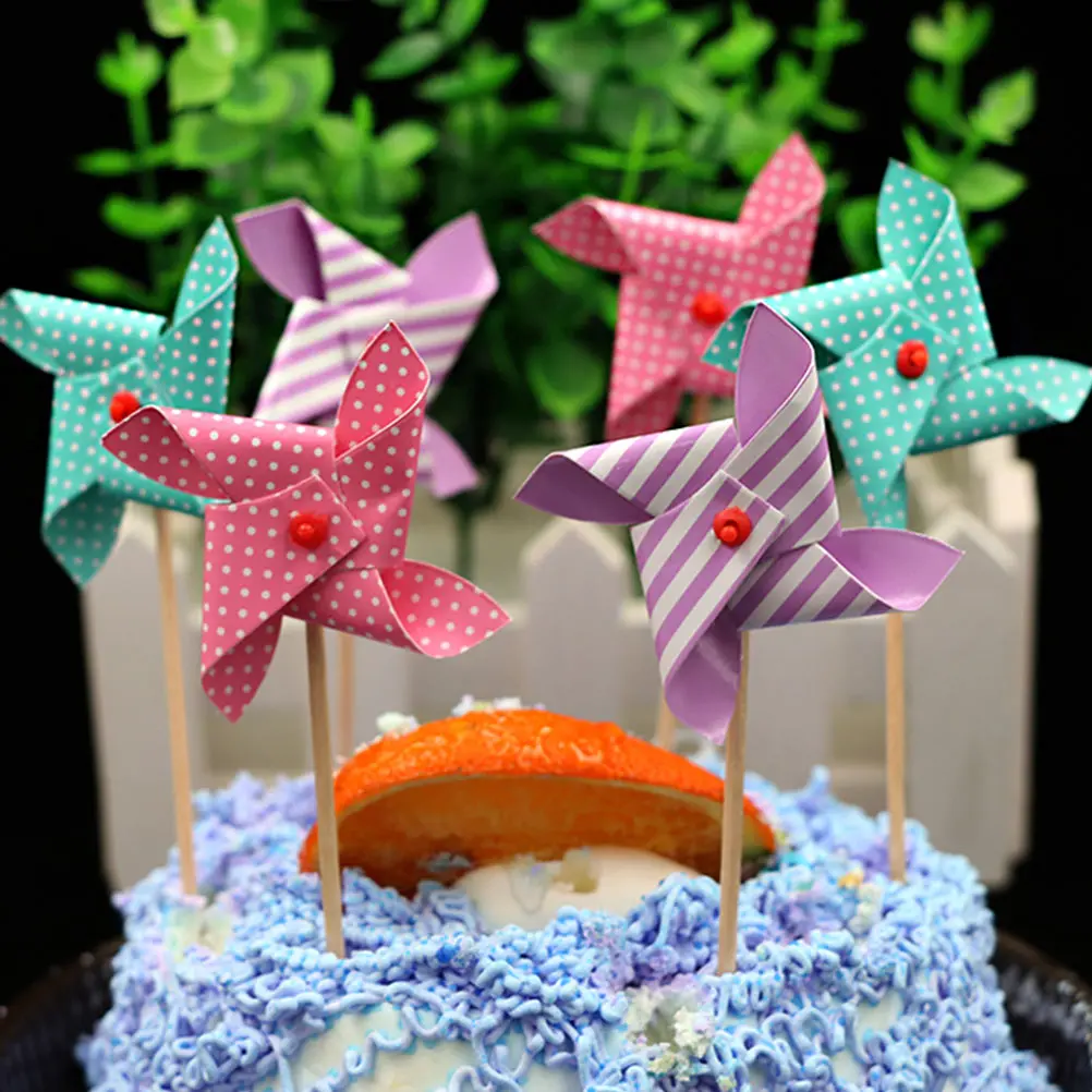 36 Pcs Windmill Cake Inserting Card Cupcake Topper Toppers Happy Birthday Decorations
36 Pcs Windmill Cake Inserting Card Cupcake Topper Toppers Happy Birthday Decorations