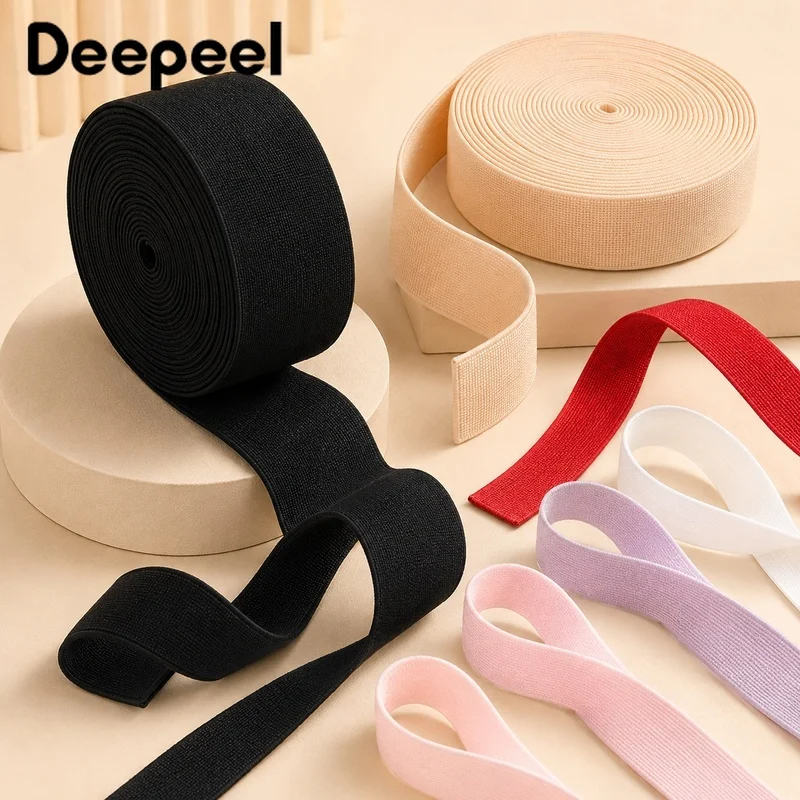 10/20M 6-25mm Nylon Elastic Band Stretch Rubber Ribbon for Bra Underwear Shoulder Strap Spring Tape Sewing Supplies Clothing Kit
10/20M 6-25mm Nylon Elastic Band Stretch Rubber Ribbon for Bra Underwear Shoulder Strap Spring Tape Sewing Supplies Clothing Kit