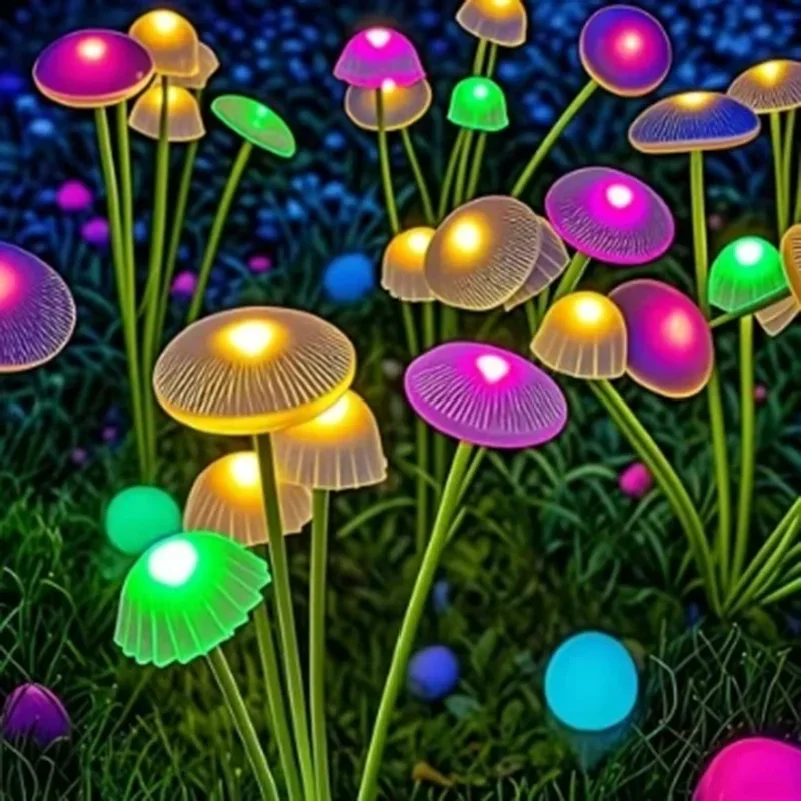 10LED Solar Garden Lights Dual Mode LED Solar Mushroom Lights Waterproof Decor Yard Patio Pathway Jellyfish for Garden Ambiance
10LED Solar Garden Lights Dual Mode LED Solar Mushroom Lights Waterproof Decor Yard Patio Pathway Jellyfish for Garden Ambiance
