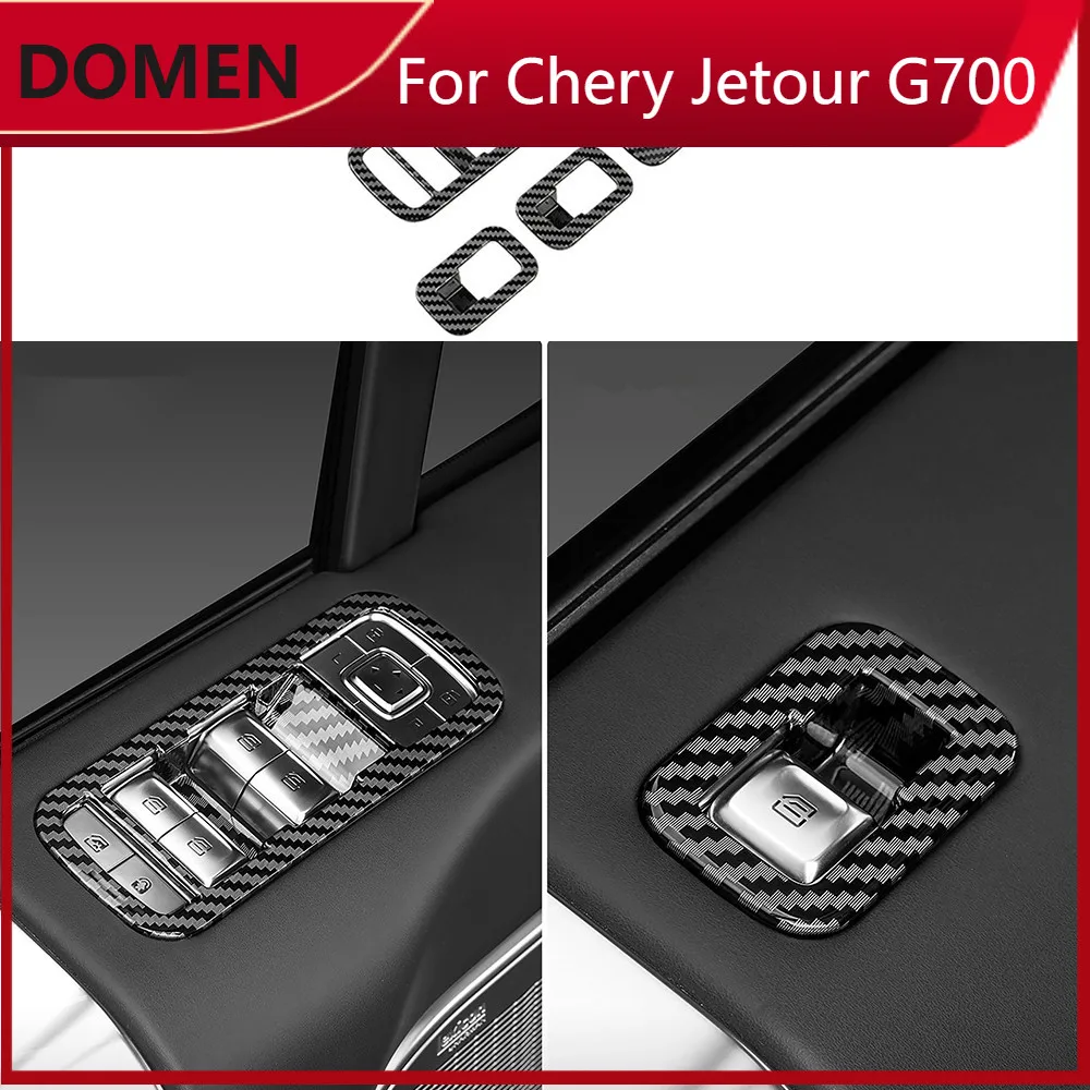 New Car Window Panel Protection Frame Door Armrest Button Sticker Protective Cover For Jetour G700 Carbon Fiber Color Accessorie
New Car Window Panel Protection Frame Door Armrest Button Sticker Protective Cover For Jetour G700 Carbon Fiber Color Accessorie