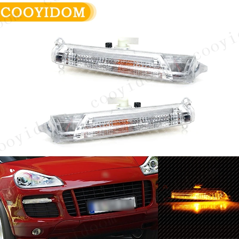 Car Front Bumper LED Fog Lamp Daytime Running Driving Light For Porsche Cayenne GTS Turbo 2007-2010 7L5941181E 7L5941182E
Car Front Bumper LED Fog Lamp Daytime Running Driving Light For Porsche Cayenne GTS Turbo 2007-2010 7L5941181E 7L5941182E