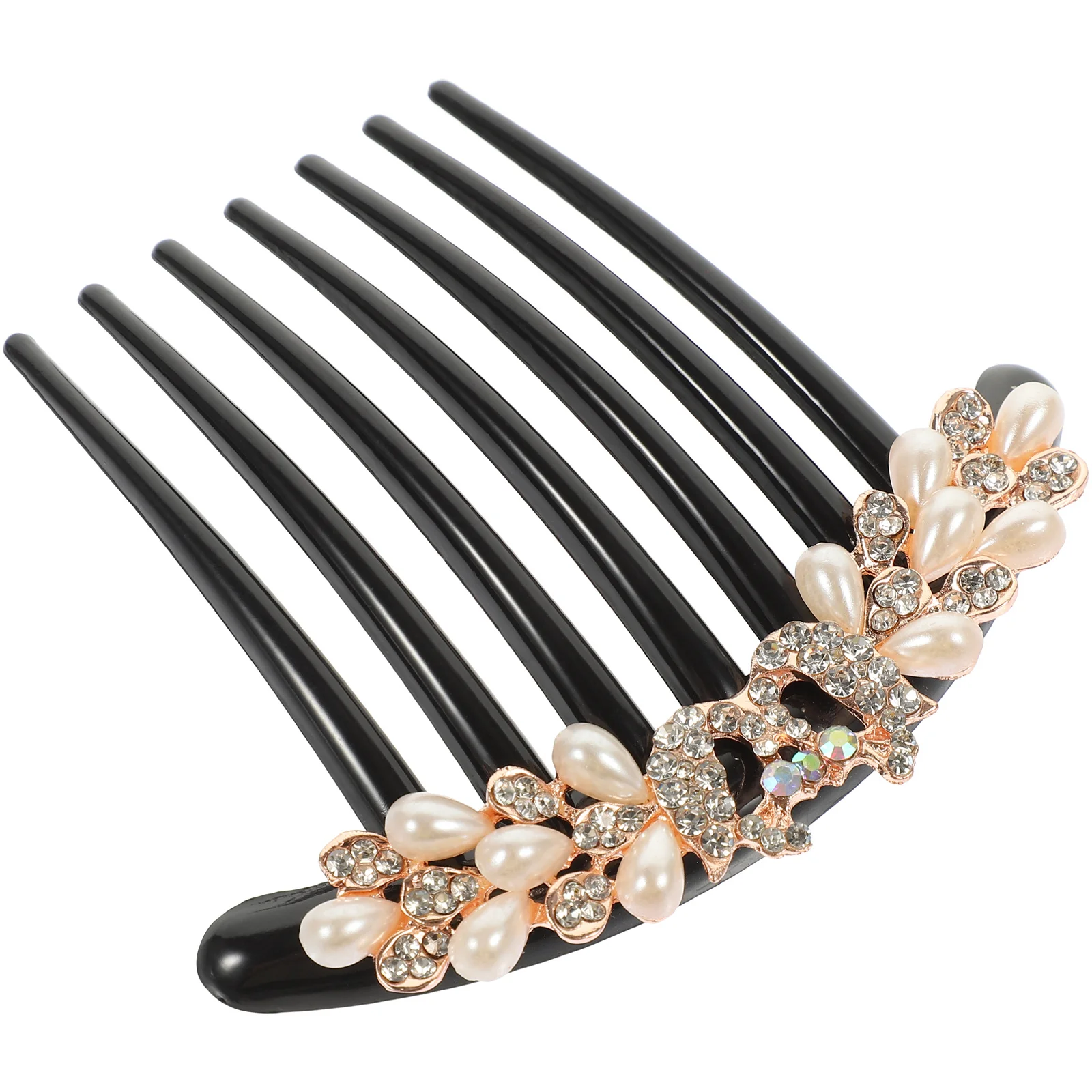 Imitation Pearl Hair Comb Delicate Rhinestone Bride Hair Accessories Elegant Headdress for Wedding Party Daily Use
Imitation Pearl Hair Comb Delicate Rhinestone Bride Hair Accessories Elegant Headdress for Wedding Party Daily Use