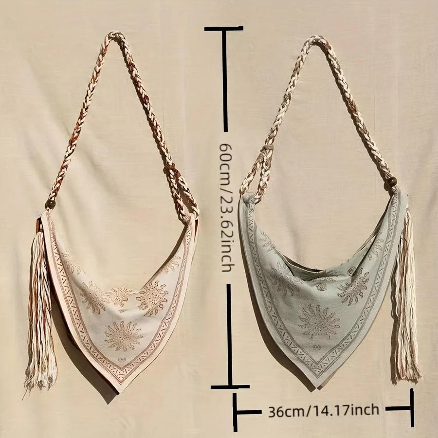 Новинка 2025 года, нейлоновая большая сумка в богемном этническом стиле для женщин, большая вместимость, открытый верх с бахромой, цветочные украшения, белая богемная сумка
Новинка 2025 года, нейлоновая большая сумка в богемном этническом стиле для женщин, большая вместимость, открытый верх с бахромой, цветочные украшения, белая богемная сумка
