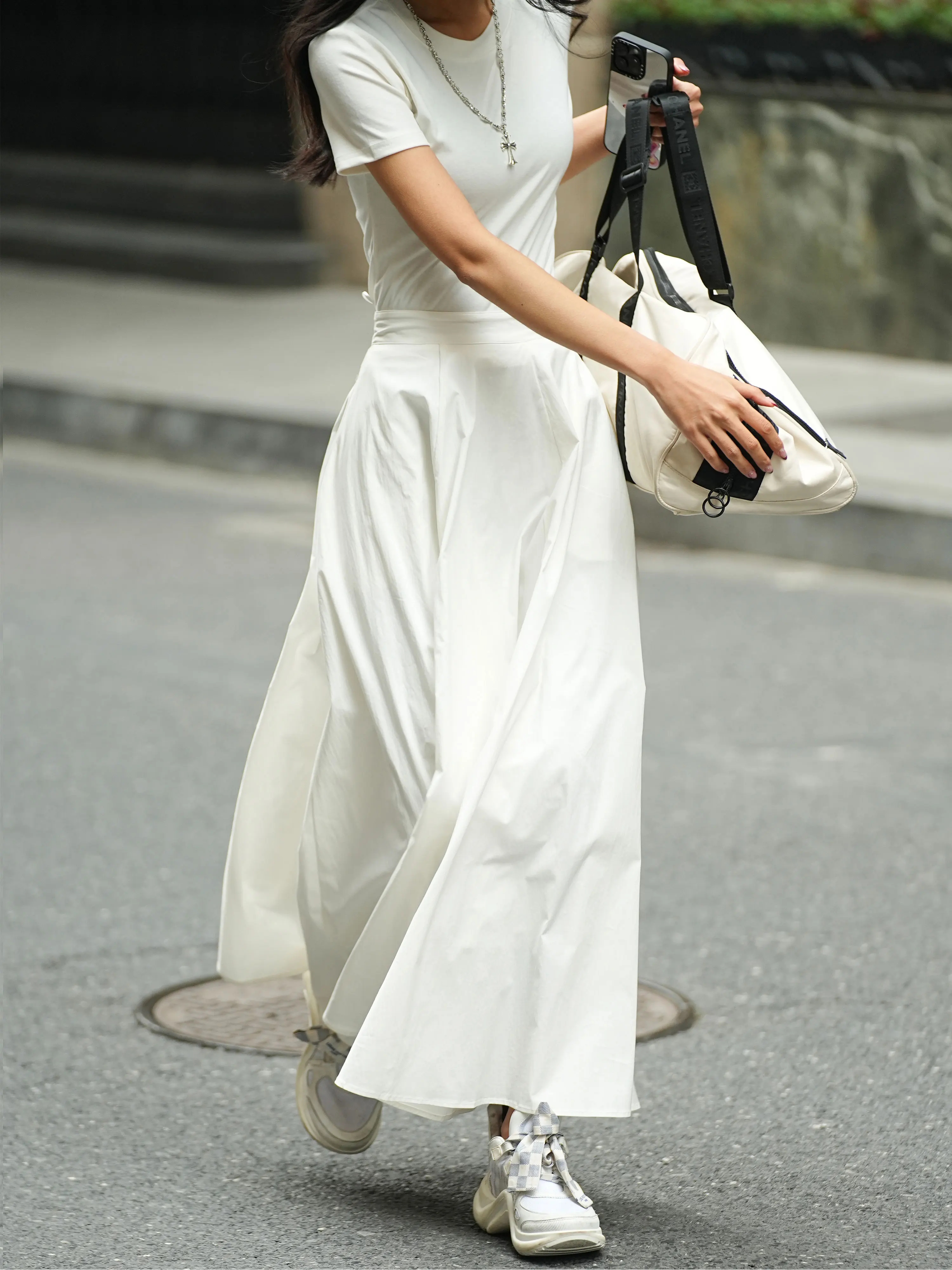 Luna7xi High Waist A-Line Midi Skirt Women's Spring New Fashion Loose Feeling Full Skirt Long Skirt Korean Style Commute
Luna7xi High Waist A-Line Midi Skirt Women's Spring New Fashion Loose Feeling Full Skirt Long Skirt Korean Style Commute