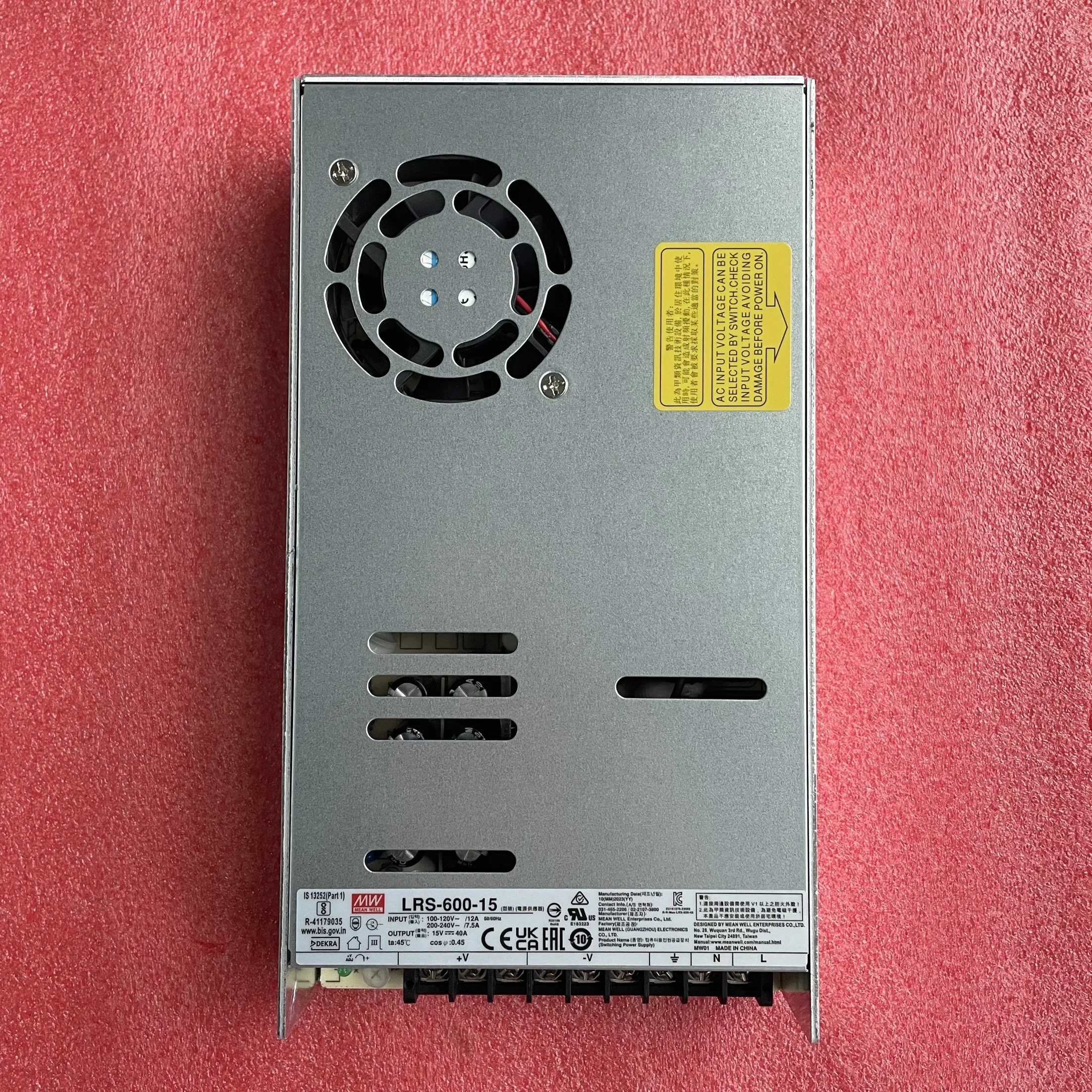 MEAN WELL LRS-600-5 LRS-600-12 LRS-600-15 LRS-600-24 LRS-600-27 LRS-600-36 LRS-600-48 600W single output power supply
MEAN WELL LRS-600-5 LRS-600-12 LRS-600-15 LRS-600-24 LRS-600-27 LRS-600-36 LRS-600-48 600W single output power supply