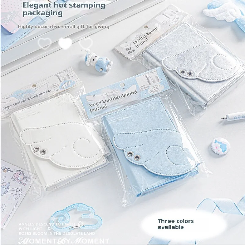 Planwith Kawaii A7 Portable Angel Wing Style Loose-leaf Notebook PU leather Cover Storage Card Slot With Interchangeable Inner
Planwith Kawaii A7 Portable Angel Wing Style Loose-leaf Notebook PU leather Cover Storage Card Slot With Interchangeable Inner