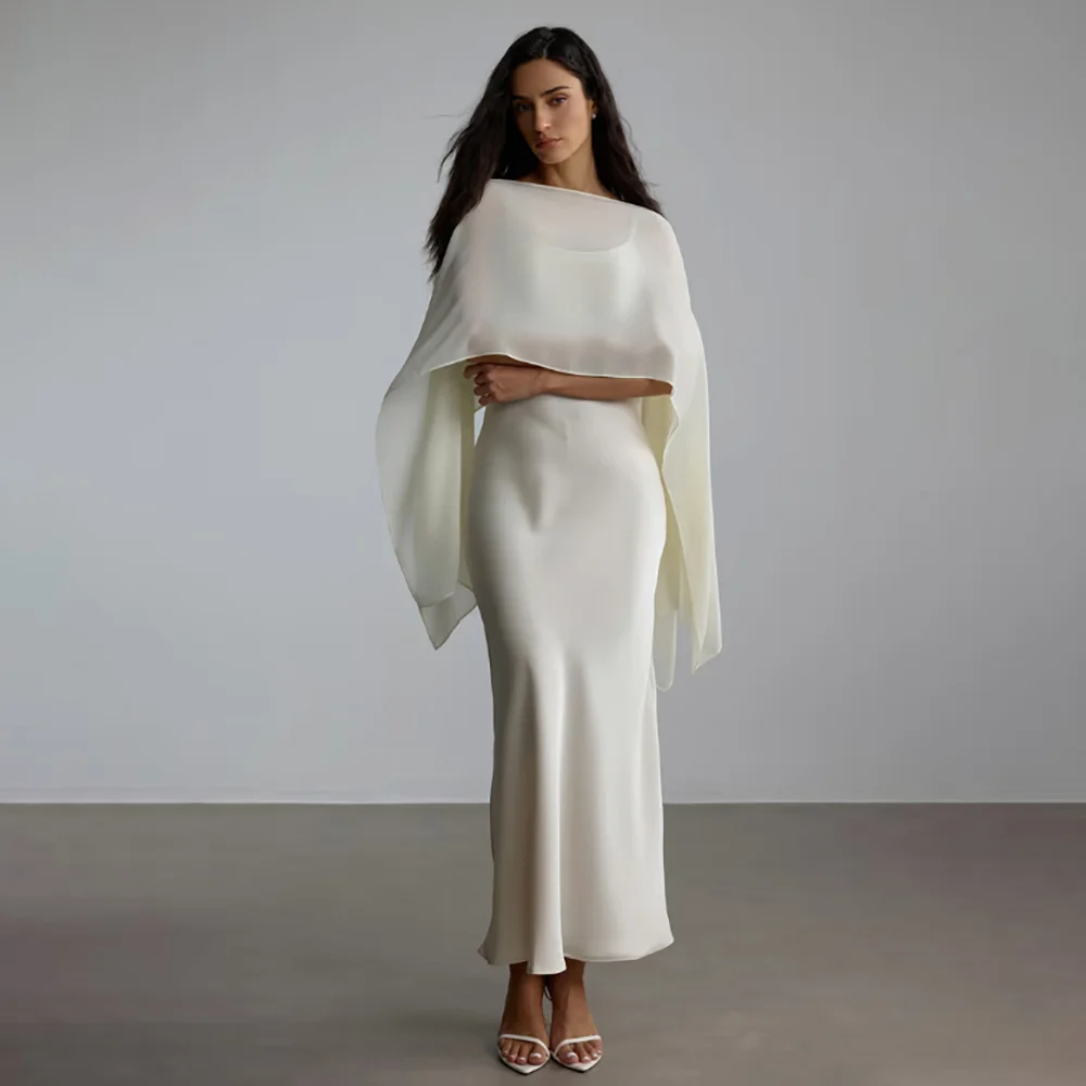 Women's Formal Evening Gowns Elegant Sling Shawl Mermaid Evening Dresses Fashion Formal Party Gowns Luxury Satin Formal Dresses
Women's Formal Evening Gowns Elegant Sling Shawl Mermaid Evening Dresses Fashion Formal Party Gowns Luxury Satin Formal Dresses