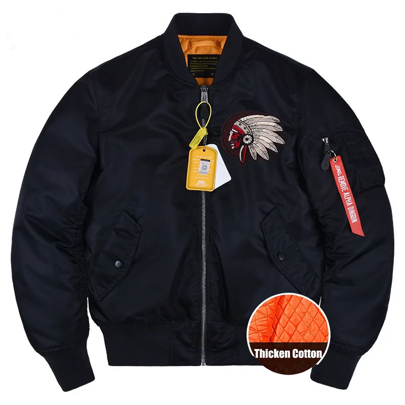 Зимняя мужская тактическая куртка-бомбер с утеплением, хлопковая, с вышивкой «Индийская голова», для мужчин
Зимняя мужская тактическая куртка-бомбер с утеплением, хлопковая, с вышивкой «Индийская голова», для мужчин