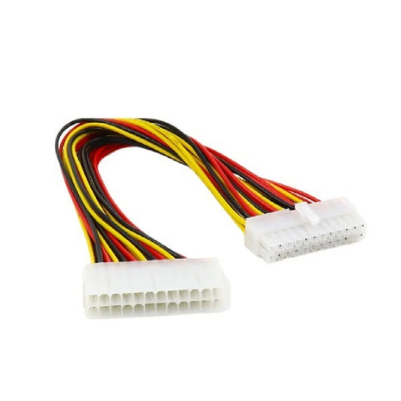 30cm ATX 24 Pin Male to 24Pin Female Power Supply Extension Cable for desktop computer motherboard Adapter ATX line
30cm ATX 24 Pin Male to 24Pin Female Power Supply Extension Cable for desktop computer motherboard Adapter ATX line