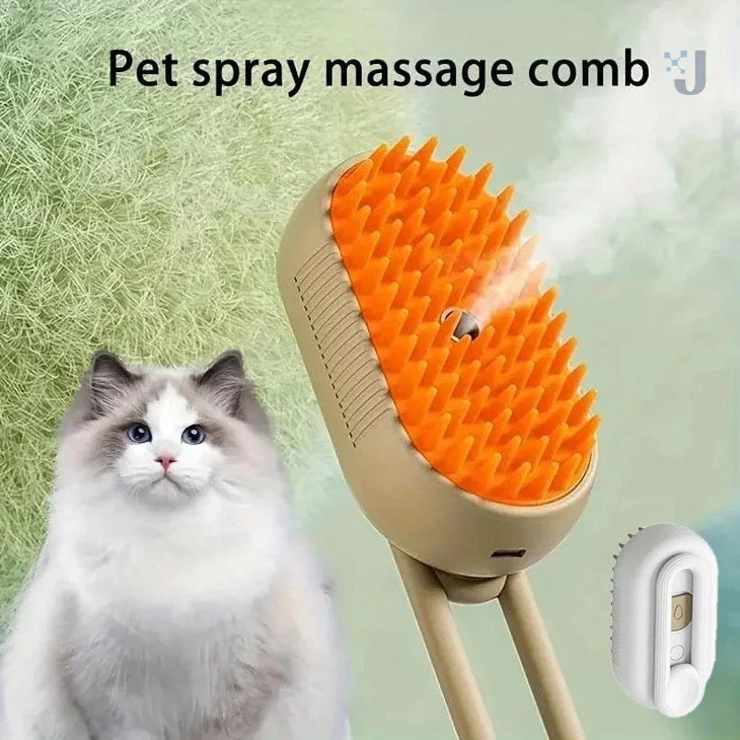 Cat Dog Steamy Brush Steam Brush Electric Sprayer for Massage Pet Grooming tool Shedding 3 in 1 Electric Sprays Massage Combs
Cat Dog Steamy Brush Steam Brush Electric Sprayer for Massage Pet Grooming tool Shedding 3 in 1 Electric Sprays Massage Combs