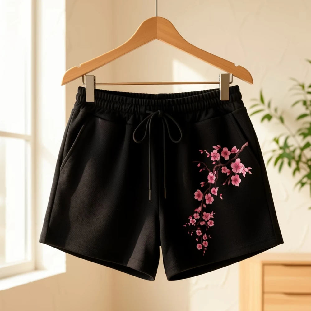 Summer Loose Women's men Plum Blossom Shorts Pickleball Drawstring Athletic Shorts Sweatpants Sport Jogging Beach Pant Oversize
Summer Loose Women's men Plum Blossom Shorts Pickleball Drawstring Athletic Shorts Sweatpants Sport Jogging Beach Pant Oversize