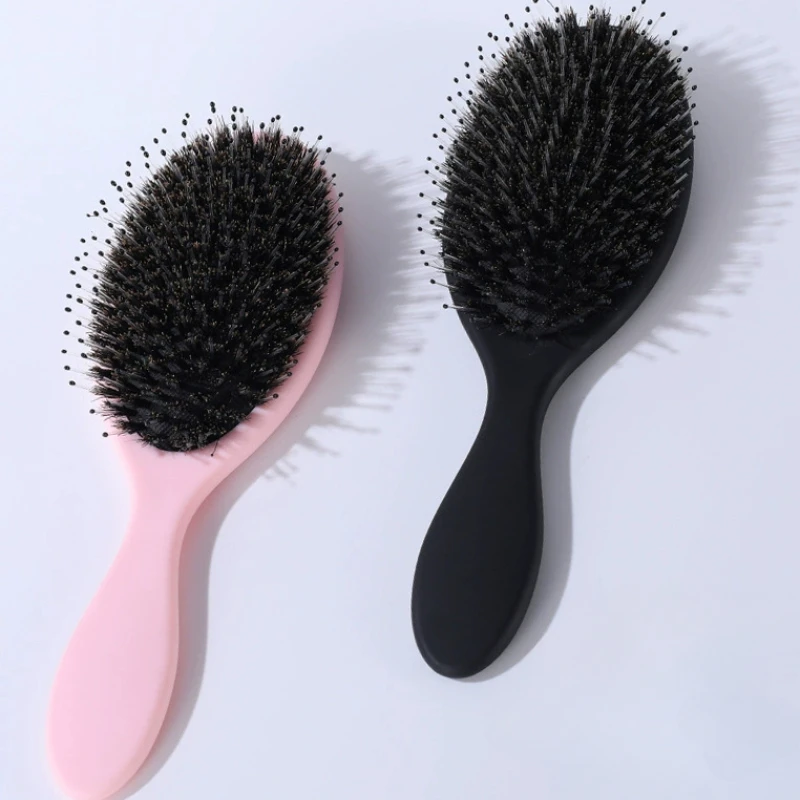 Matte Finish Boar Bristle Hair Brush Nylon Teeth Hair Extension Brush for Women Cushion Brush Hair Styling Smoothing Detangling
Matte Finish Boar Bristle Hair Brush Nylon Teeth Hair Extension Brush for Women Cushion Brush Hair Styling Smoothing Detangling