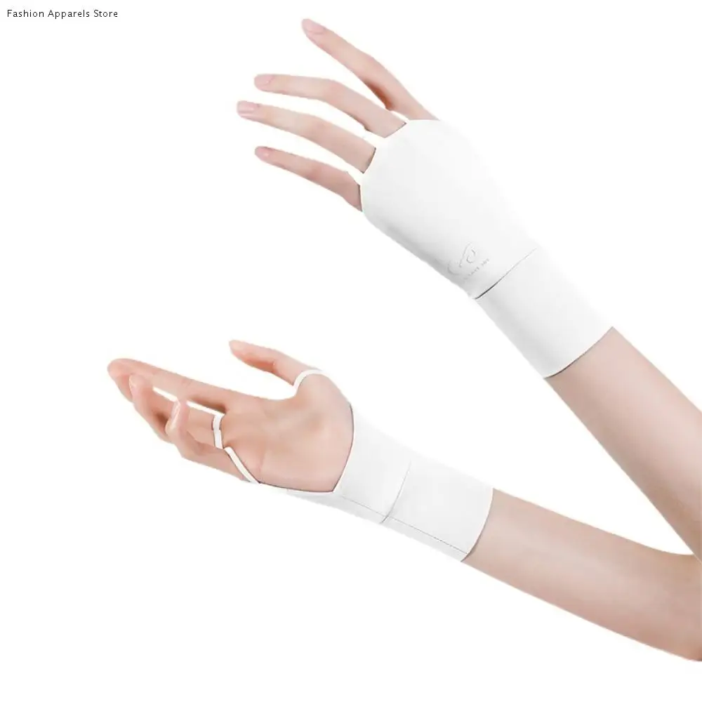 Elastic Half Finger Golf Gloves Solid Color Anti-UV Sunscreen Gloves Thin Protect Wrist Wristband Ice Silk Mittens Driving
Elastic Half Finger Golf Gloves Solid Color Anti-UV Sunscreen Gloves Thin Protect Wrist Wristband Ice Silk Mittens Driving