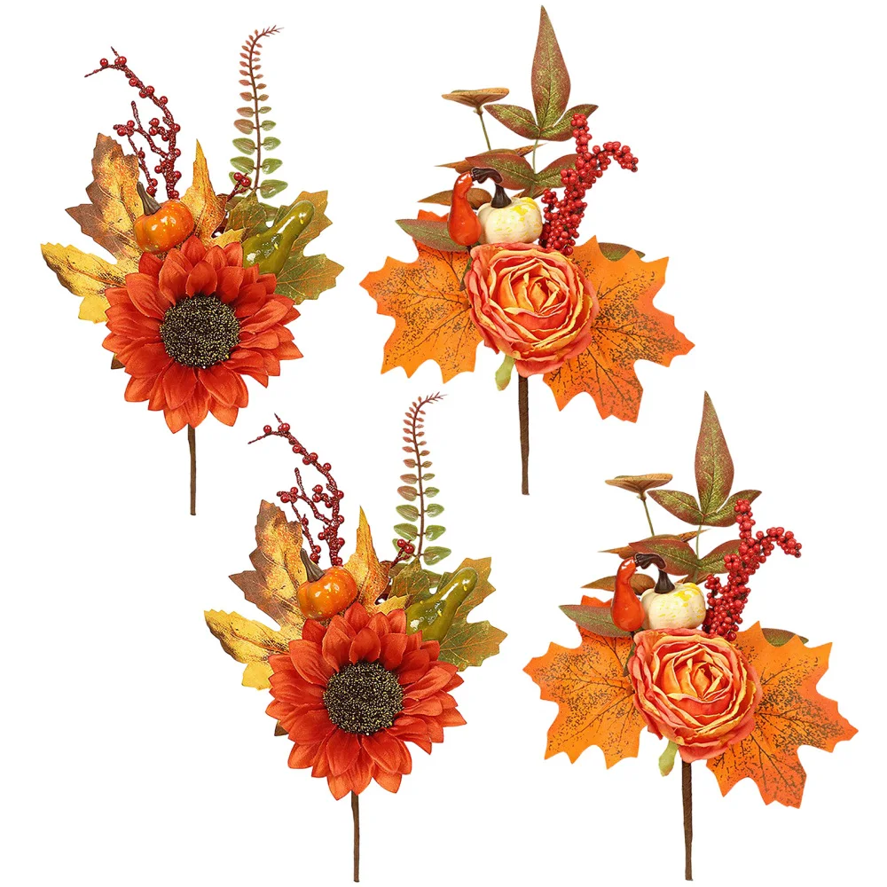 4Pcs Simulation Maple Leaf Autumn Bouquet Dining Table Flower Arrangement Decoration For Halloween Harvest Festival Thanksgiving
4Pcs Simulation Maple Leaf Autumn Bouquet Dining Table Flower Arrangement Decoration For Halloween Harvest Festival Thanksgiving