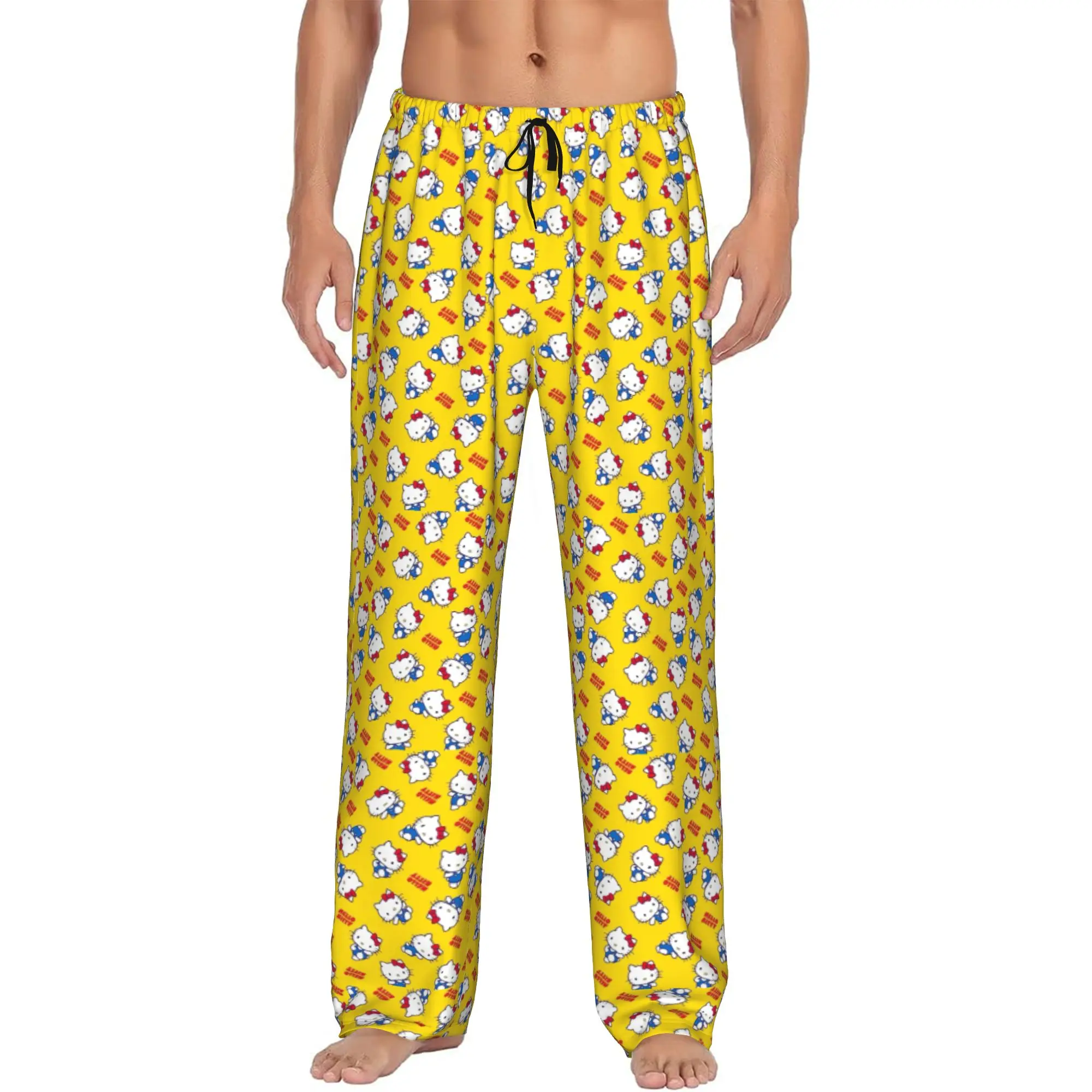 Custom Printed Men Cat-Cartoon Pajama Pants Anime Cartoon Sleepwear Sleep Lounge Bottoms with Pockets
Custom Printed Men Cat-Cartoon Pajama Pants Anime Cartoon Sleepwear Sleep Lounge Bottoms with Pockets