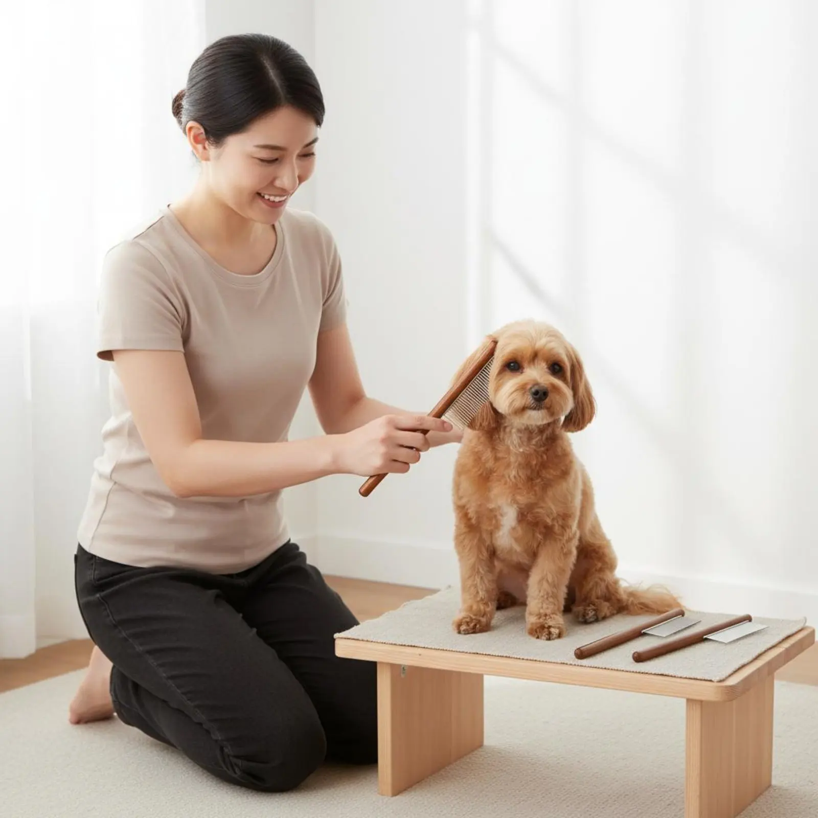 3 Pieces Pet Comb Wooden Handle Detangling Comb Pet Grooming Easy to Hold Gentle on Skin
3 Pieces Pet Comb Wooden Handle Detangling Comb Pet Grooming Easy to Hold Gentle on Skin