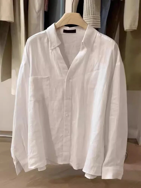 Ladies Cotton Linen Sun Protection Shirt Spring Autumn 2026 New Style Summer Fashion Loose Long Sleeve Shirt Korean Version
Ladies Cotton Linen Sun Protection Shirt Spring Autumn 2026 New Style Summer Fashion Loose Long Sleeve Shirt Korean Version