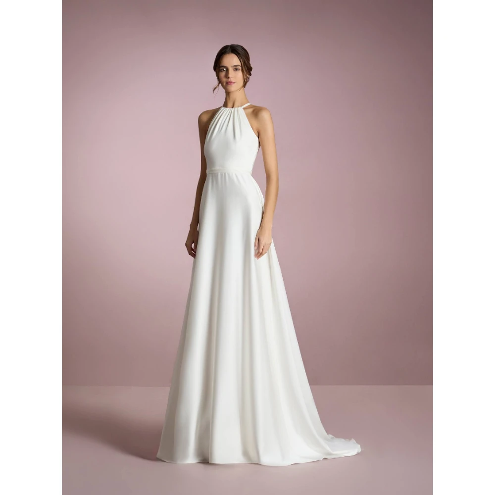 ESBRIDE Elegant Wedding Dresses for Brides White Wedding Dress Lace High Neck Sleeveless Formal Party Gowns Vestido Marriee
ESBRIDE Elegant Wedding Dresses for Brides White Wedding Dress Lace High Neck Sleeveless Formal Party Gowns Vestido Marriee